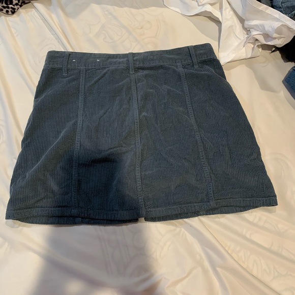blue corduroy american eagle skirt - Picture 3 of 4